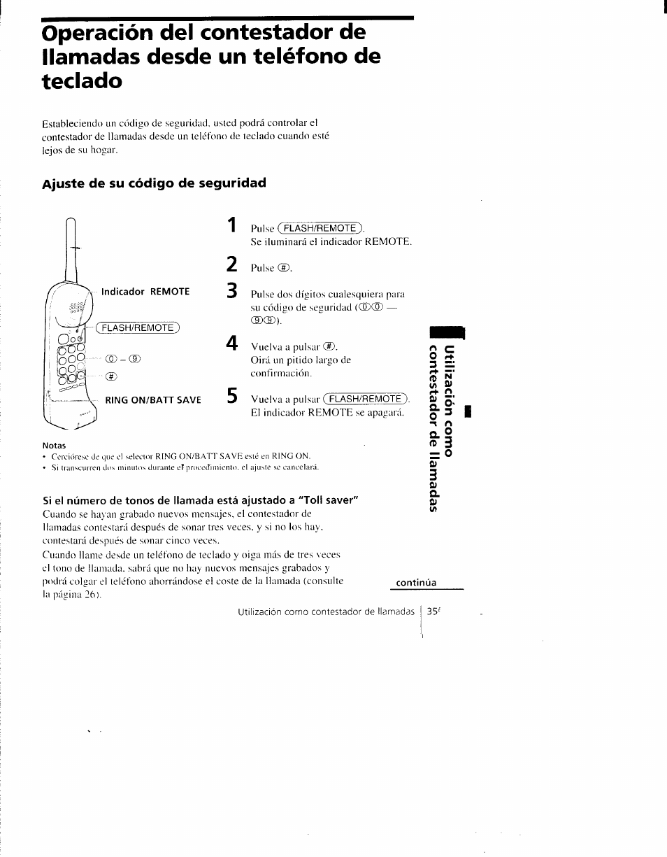 Ajuste de su código de seguridad | Sony SPP-AQ600 User Manual | Page 83 / 98