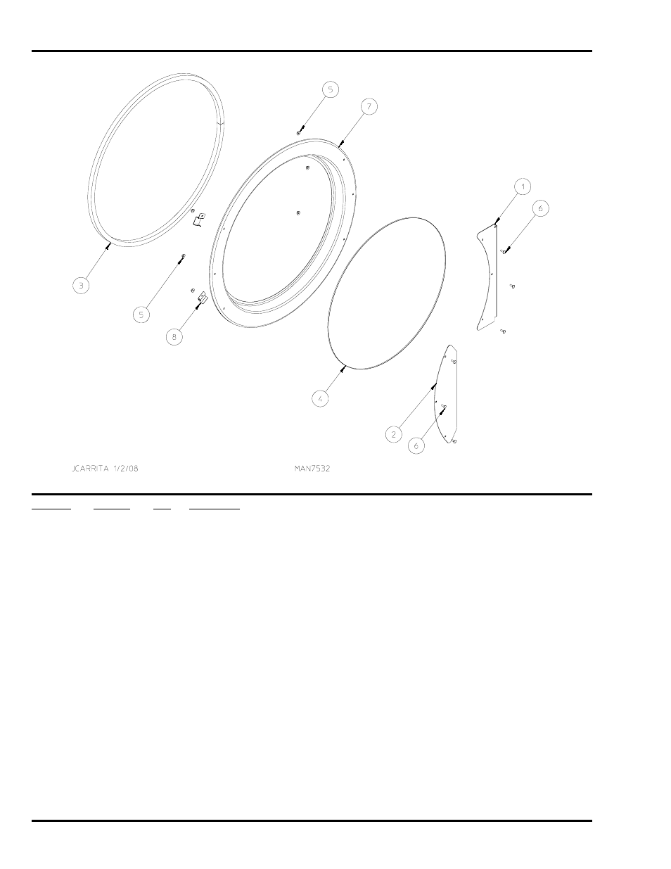 1/4" main door assembly, 1/4” main door assembly | American Dryer Corp. ML-758 User Manual | Page 12 / 46