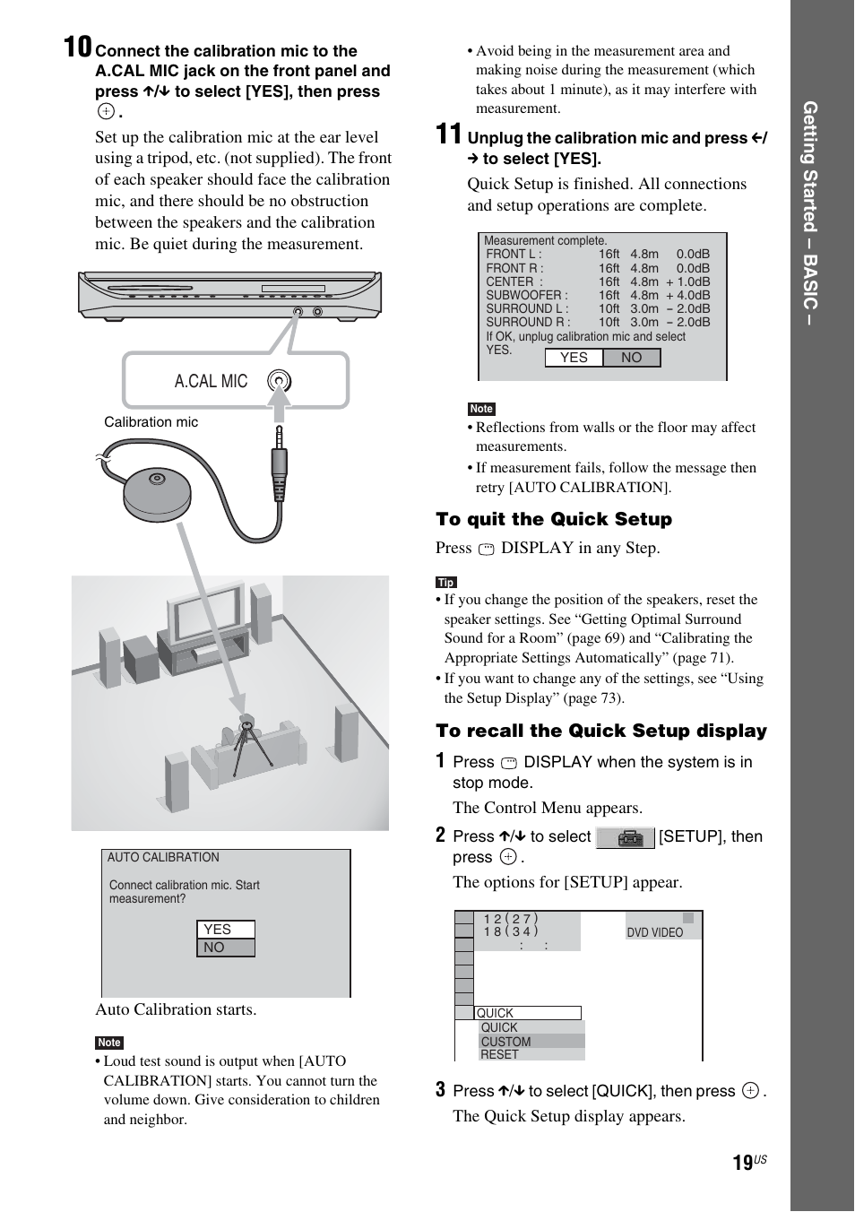 Sony DAV-FX500 User Manual | Page 19 / 104