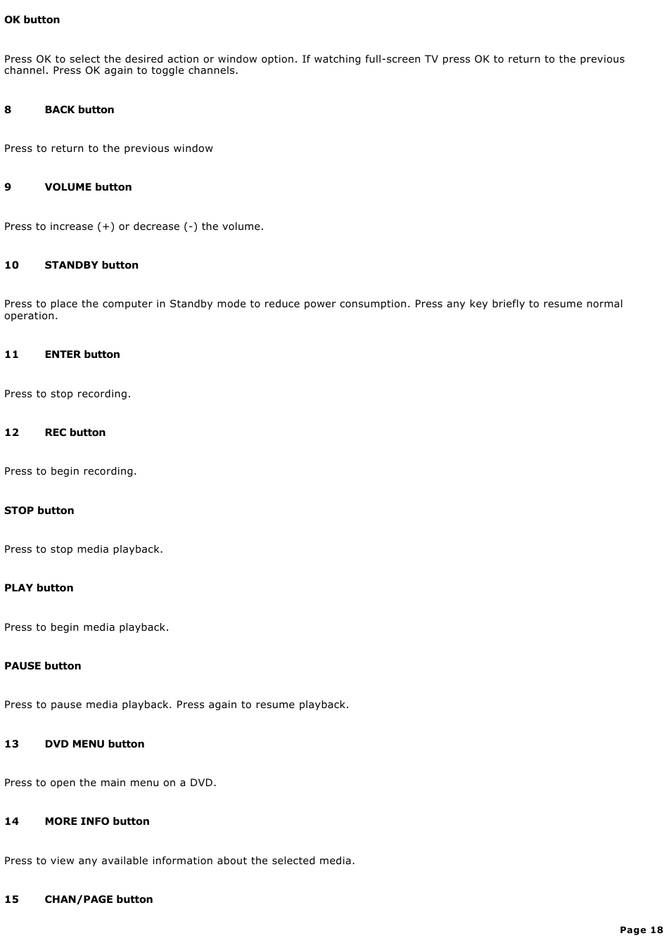 Sony PCV-RZ46G User Manual | Page 18 / 229