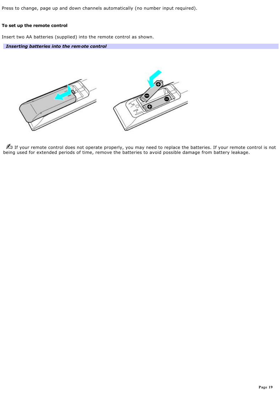 Sony PCV-RZ46G User Manual | Page 19 / 229