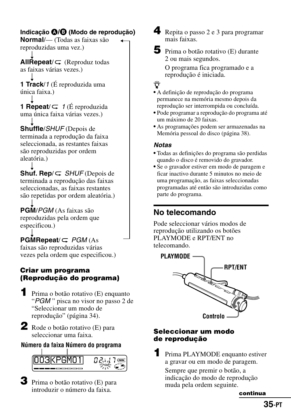 No telecomando | Sony MZ-R900 User Manual | Page 175 / 212