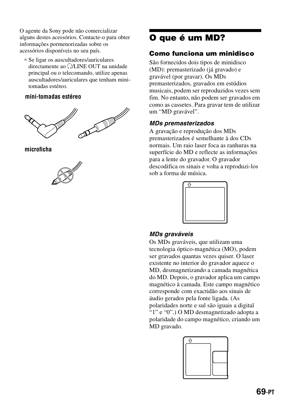 O que é um md | Sony MZ-R900 User Manual | Page 209 / 212