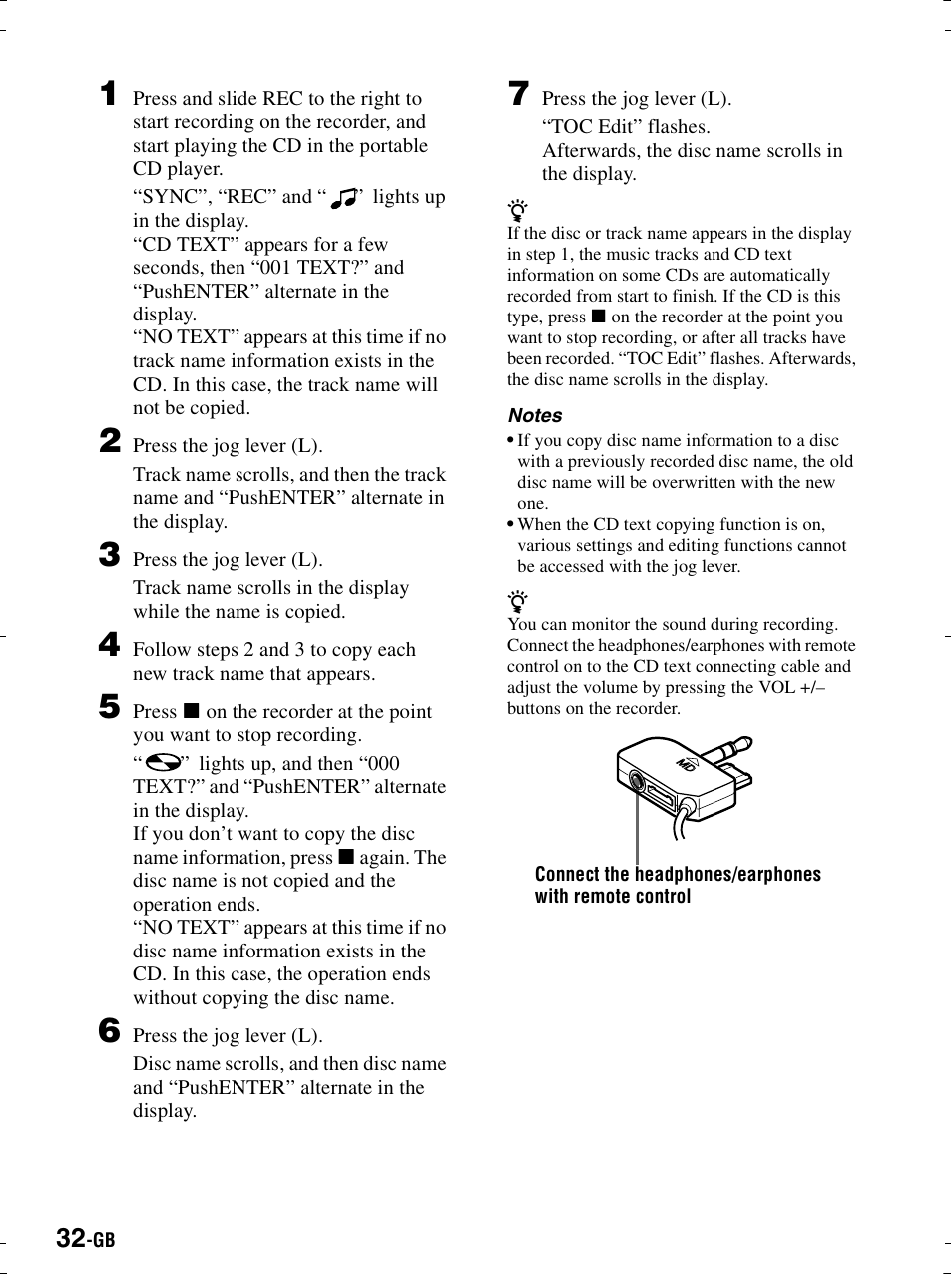 Sony MZ-R900 User Manual | Page 32 / 212