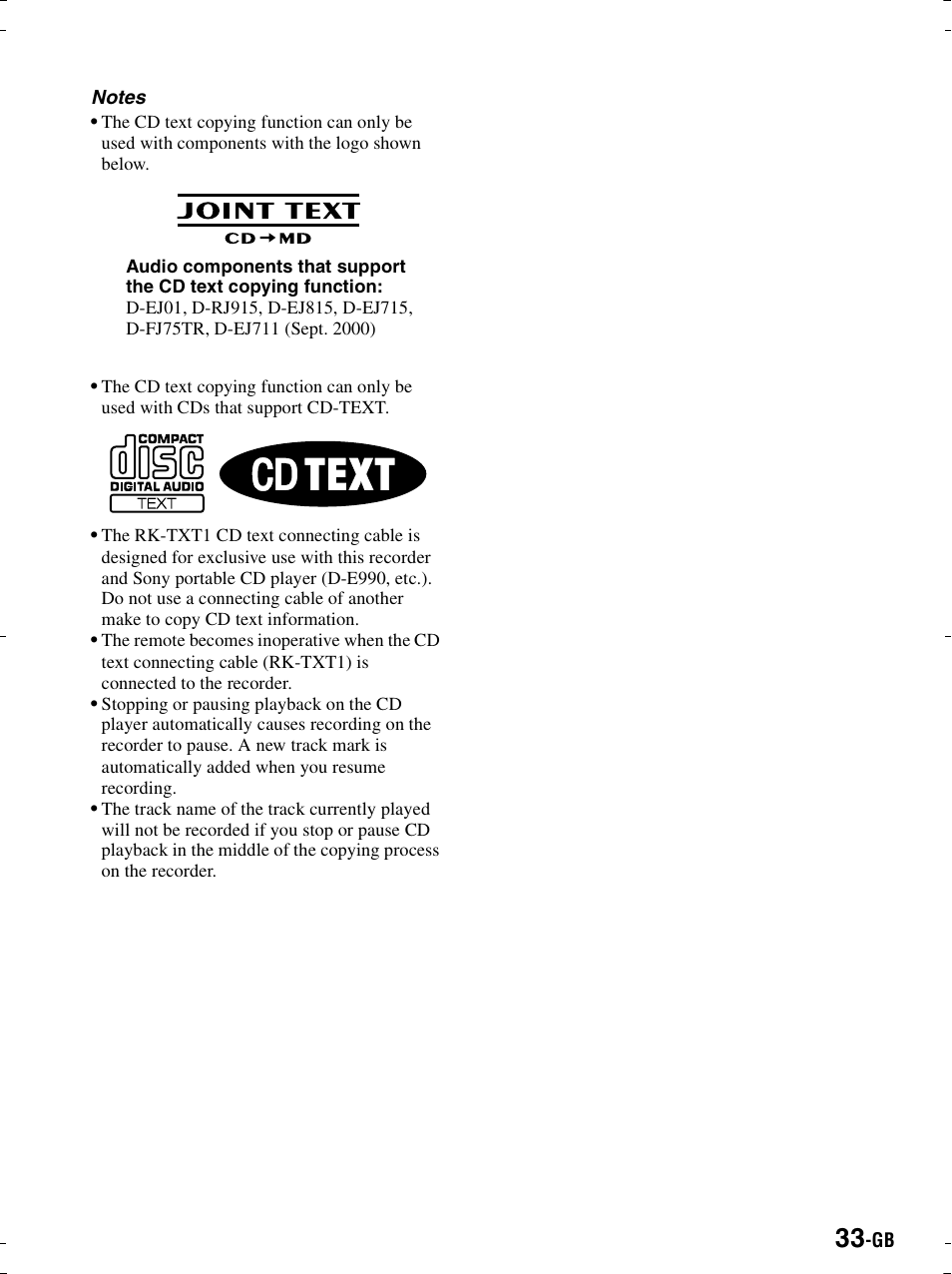 Sony MZ-R900 User Manual | Page 33 / 212