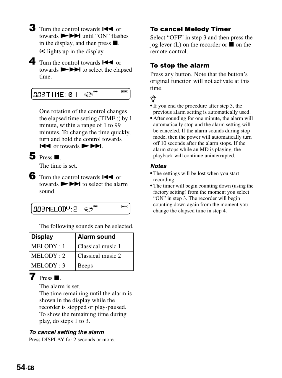 Tion | Sony MZ-R900 User Manual | Page 54 / 212