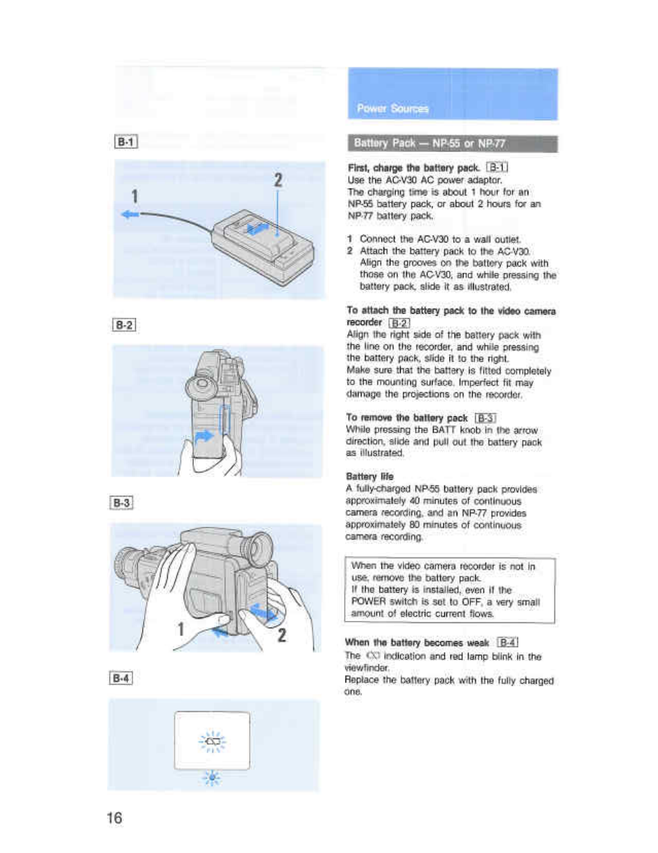 Гв«4 | Sony CCD-F36 User Manual | Page 16 / 156