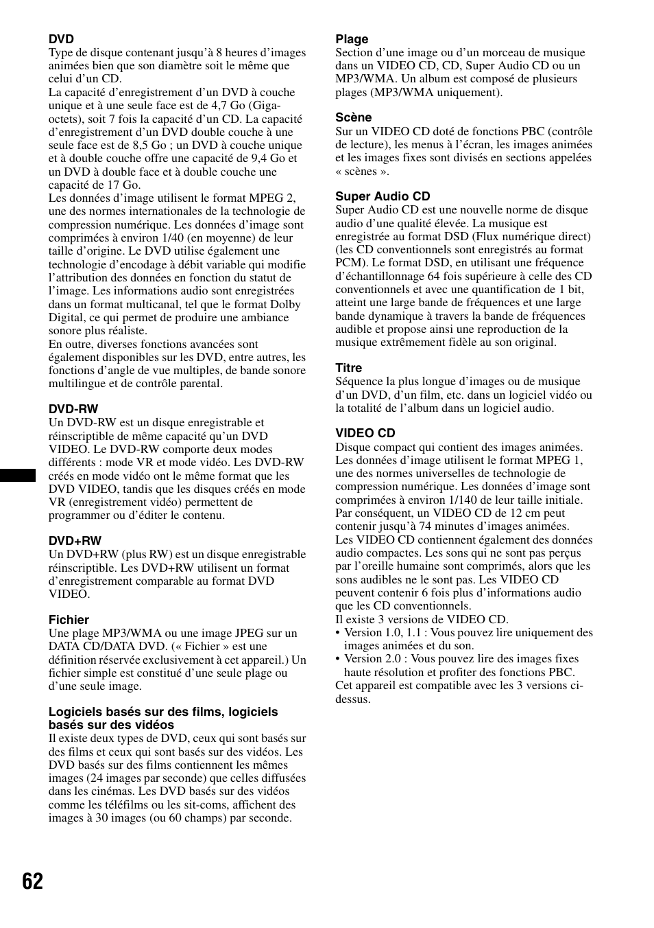 Sony MEX-DV2200 User Manual | Page 124 / 192