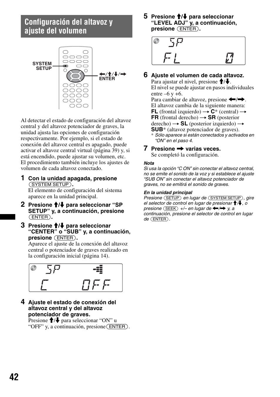 Configuración del altavoz y ajuste del volumen | Sony MEX-DV2200 User Manual | Page 168 / 192