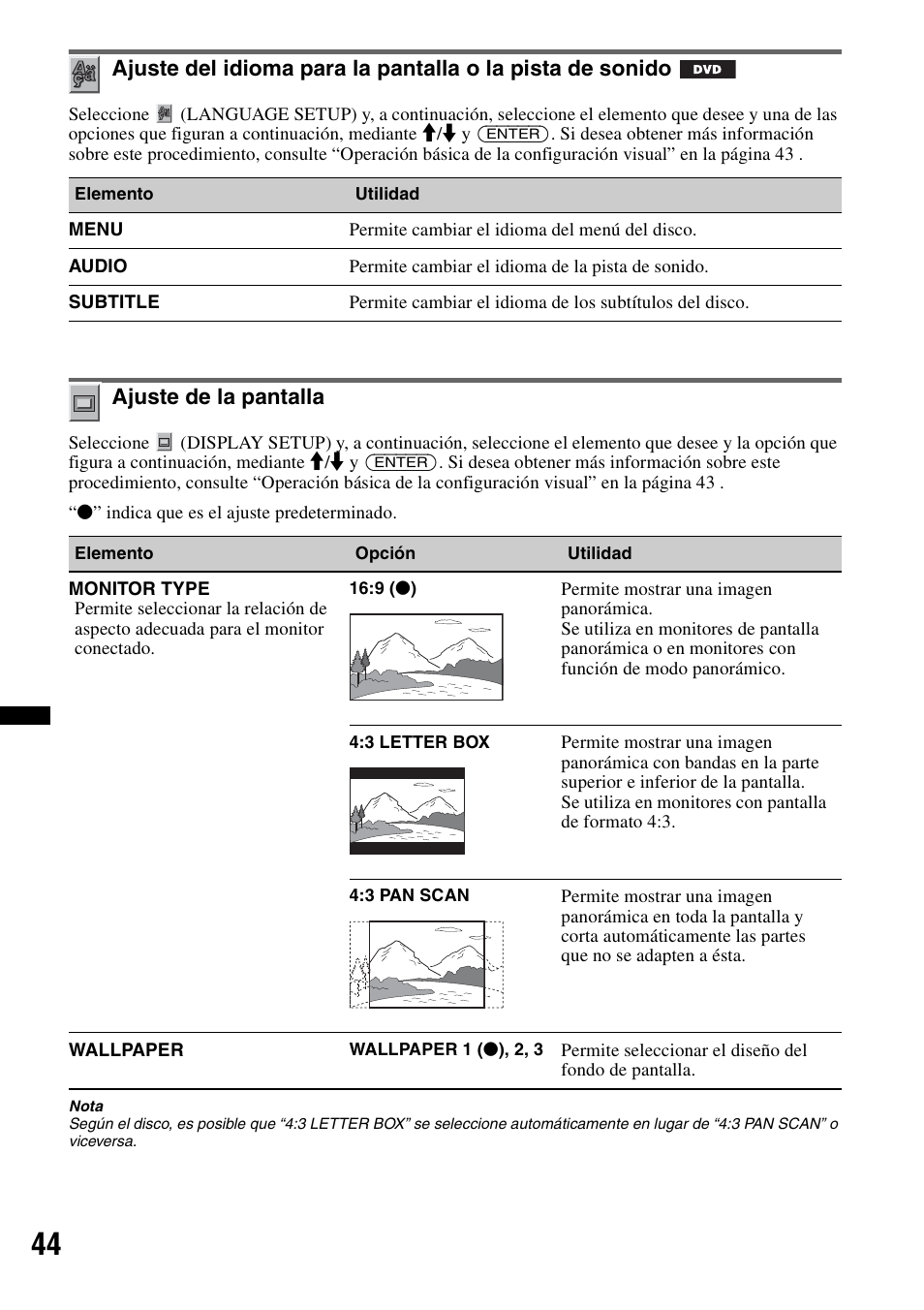 Ajuste de la pantalla, A del menú, Nfiguración | Sony MEX-DV2200 User Manual | Page 170 / 192