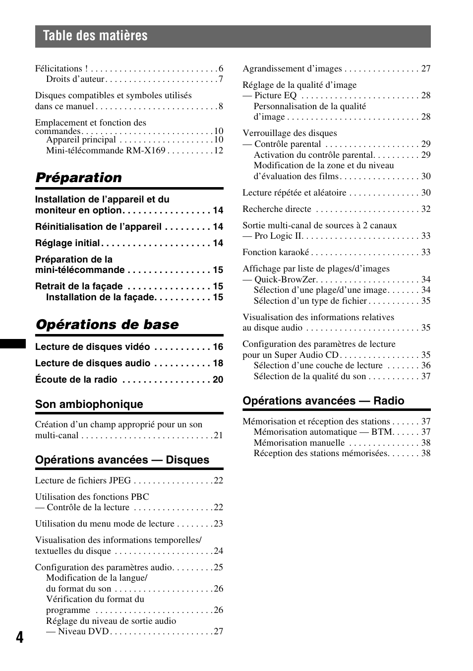 Sony MEX-DV2200 User Manual | Page 66 / 192