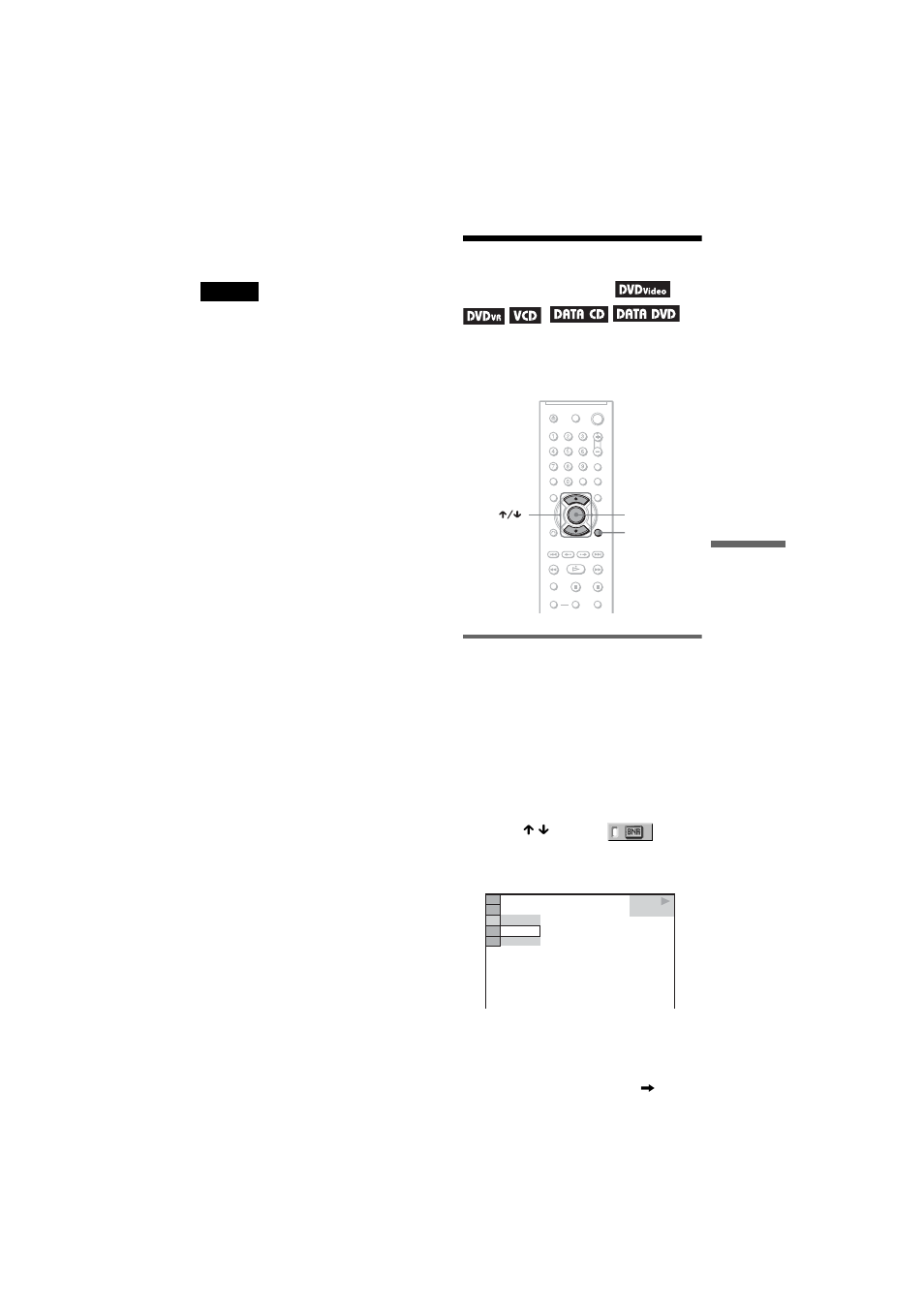L1 - adjusting the picture quality (bnr, mnr), Adjusting the picture quality (b, Adjusting the picture quality | Sony DVP-NS75H User Manual | Page 47 / 78