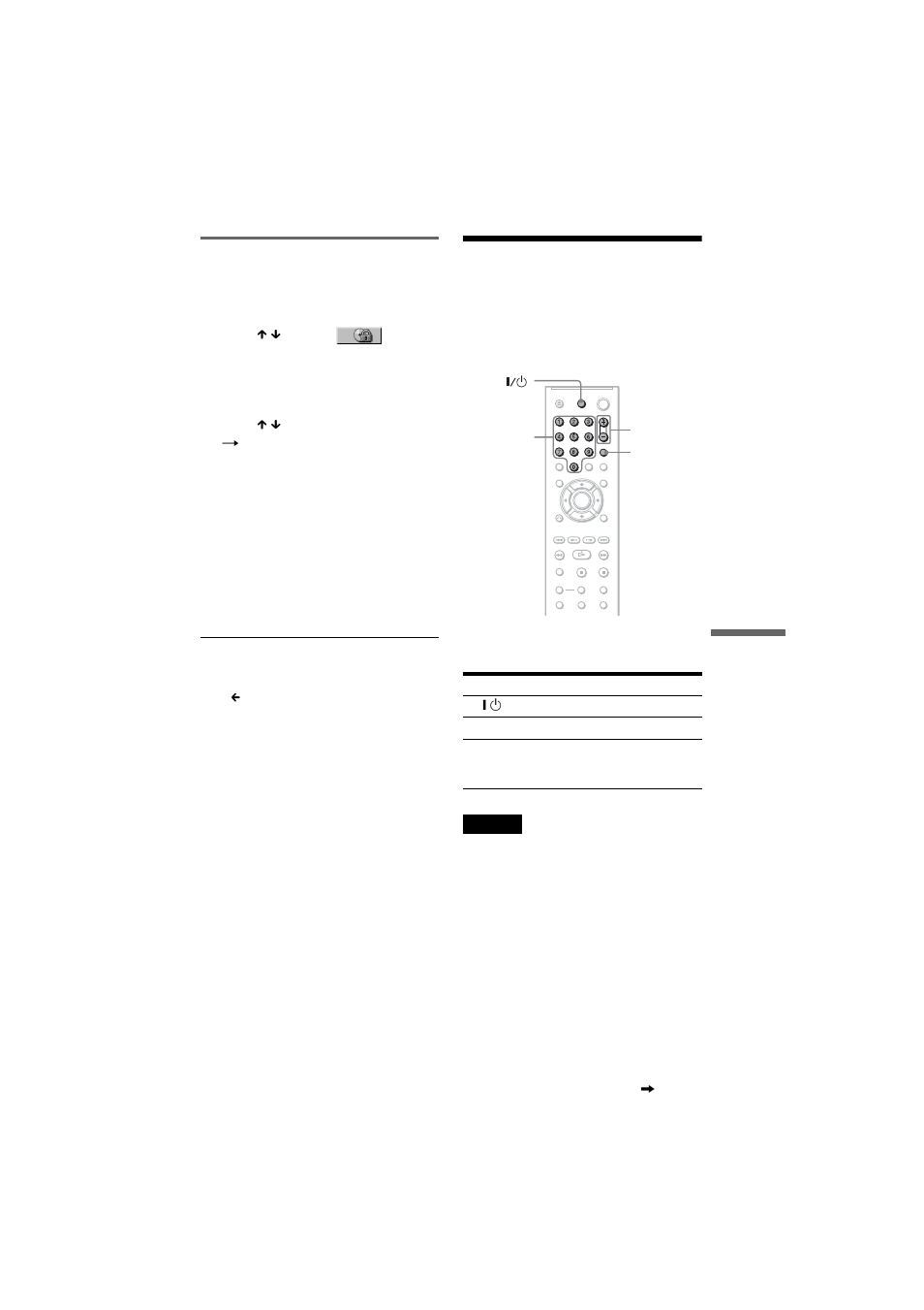 L1 - controlling your tv with the supplied remote, Controlling your tv with the supplied remote, Button (59) | Ns (59), Changing the password | Sony DVP-NS75H User Manual | Page 59 / 78