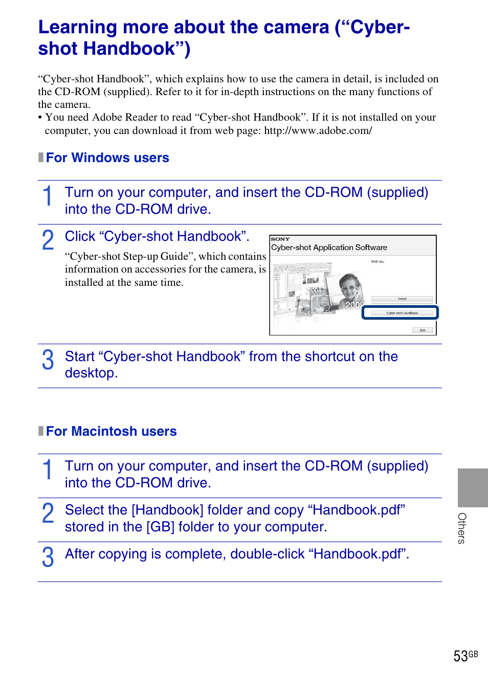 Sony DSC-H20 User Manual | Page 53 / 120