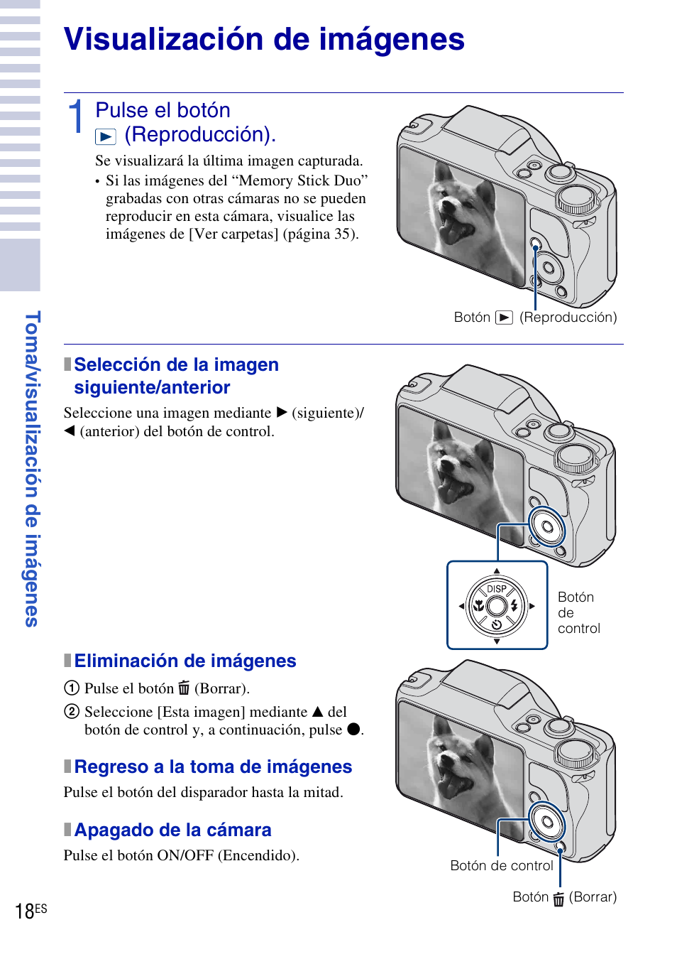 Visualización de imágenes | Sony DSC-H20 User Manual | Page 76 / 120