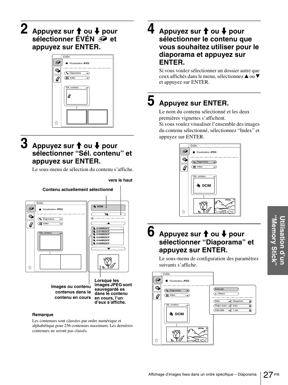 Appuyez sur enter | Sony VPL-HS1 User Manual | Page 73 / 152