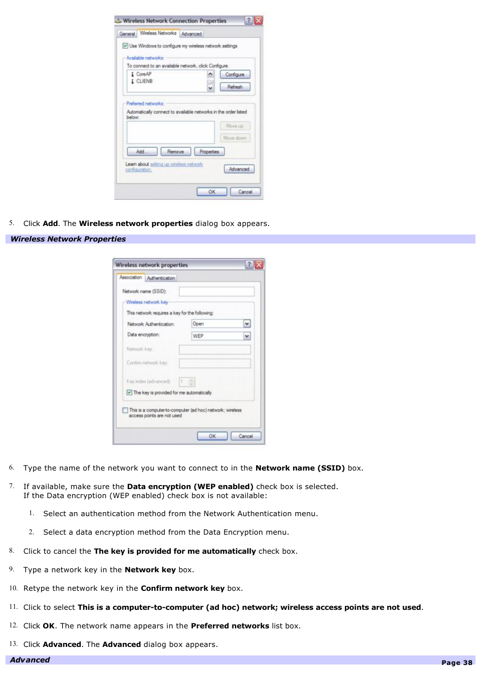 Sony PCG-K13 User Manual | Page 38 / 145