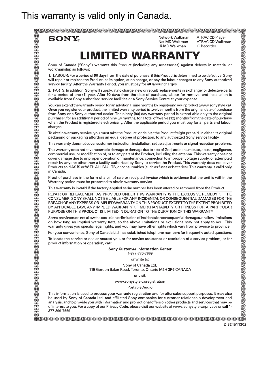 Sony MZ-M10 User Manual | Page 115 / 115