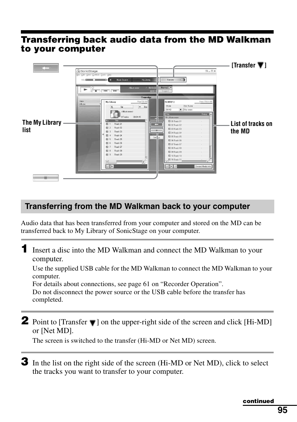 Sony MZ-M10 User Manual | Page 95 / 115