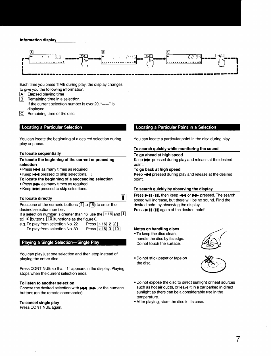 Sony CDP-670 User Manual | Page 7 / 16