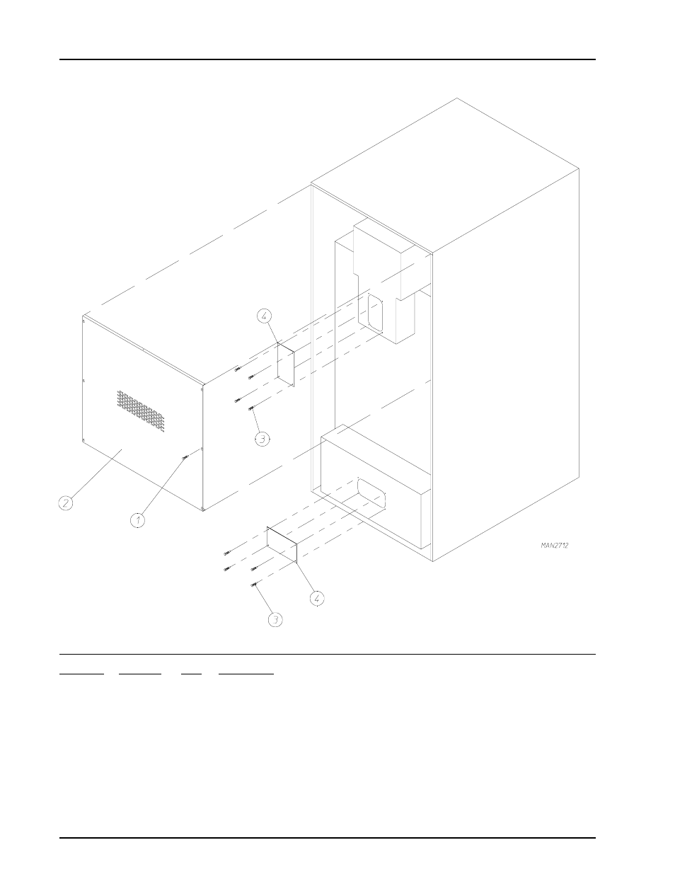 Back guard assembly | American Dryer Corp. Dyer AD-26 User Manual | Page 42 / 46