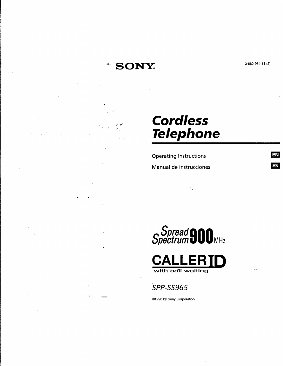 Sony SPP-SS965 User Manual | 91 pages