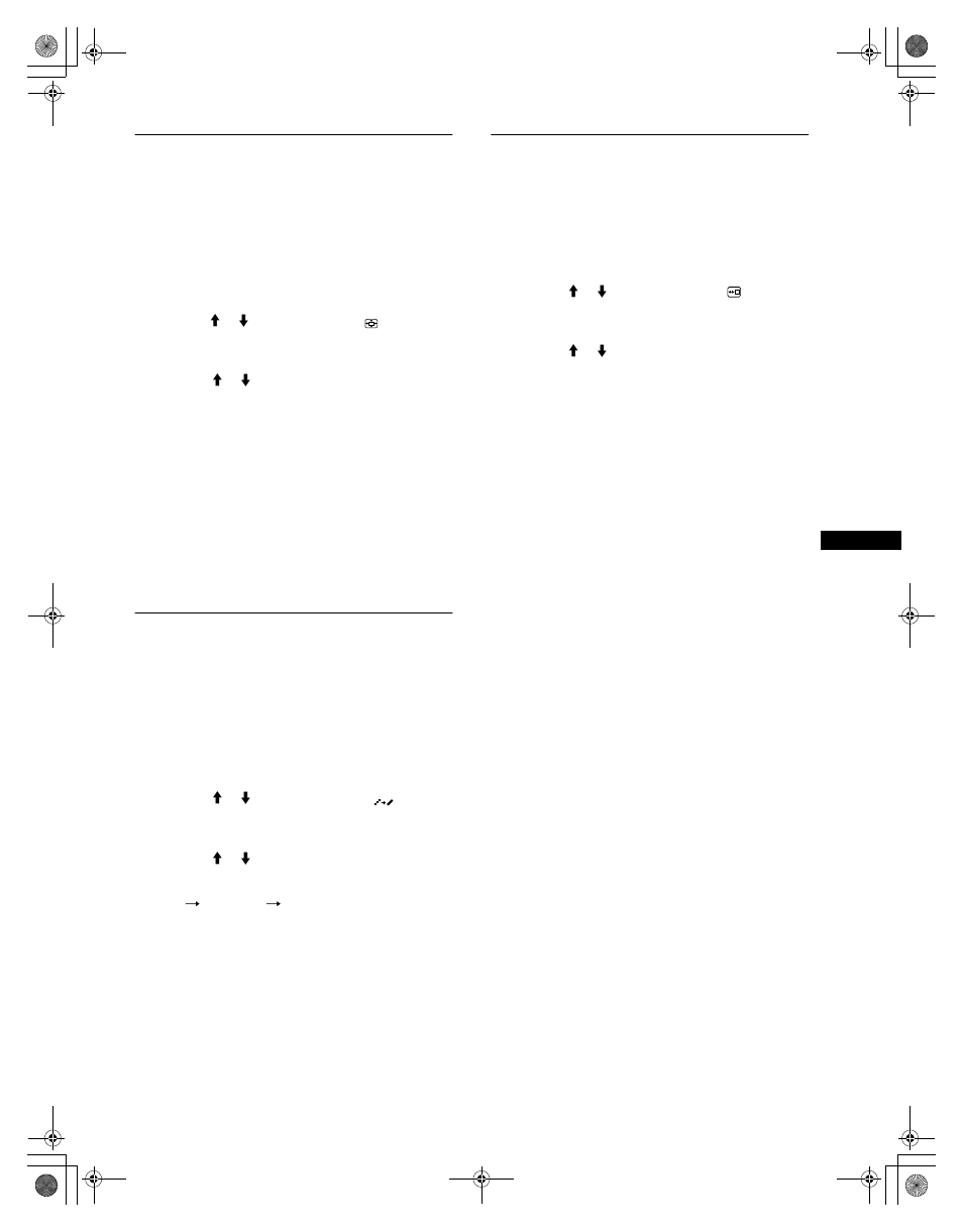 Smoothing the picture (smoothing), Changing the menu’s position (menu position) | Sony SDM-M81 User Manual | Page 15 / 104