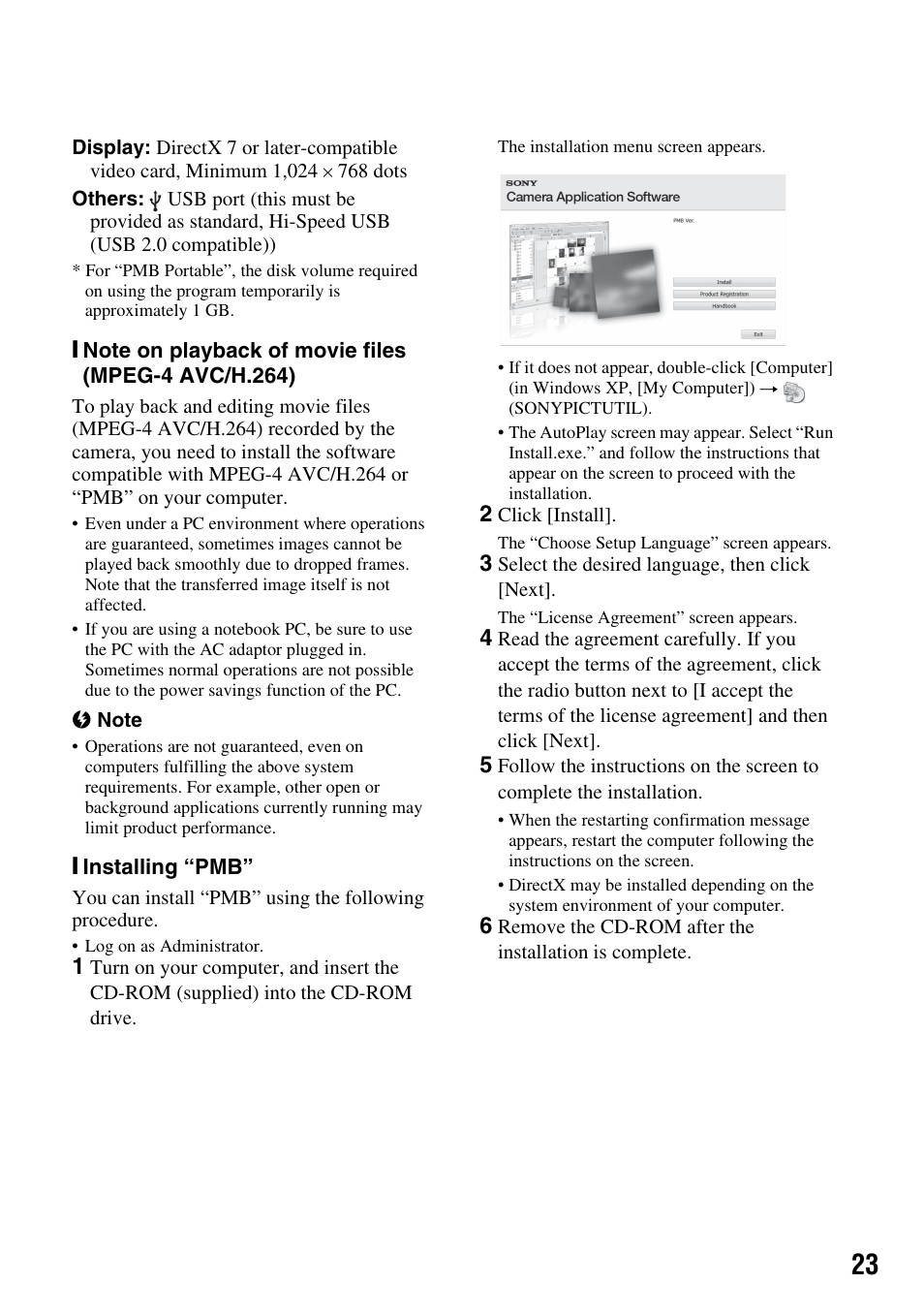 Sony MHS-CM1 User Manual | Page 23 / 40