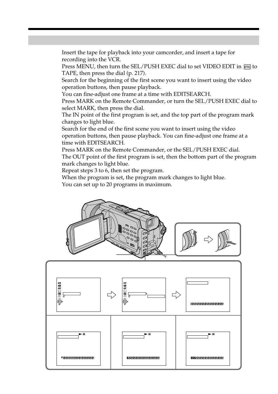 Sony DCR-TRV950 User Manual | Page 106 / 256