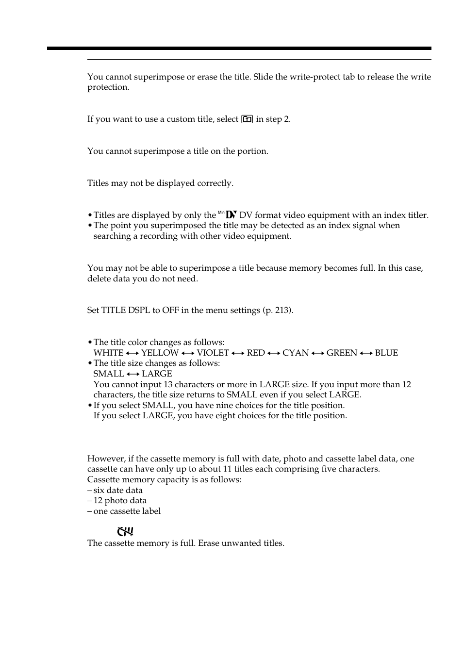 Sony DCR-TRV950 User Manual | Page 120 / 256