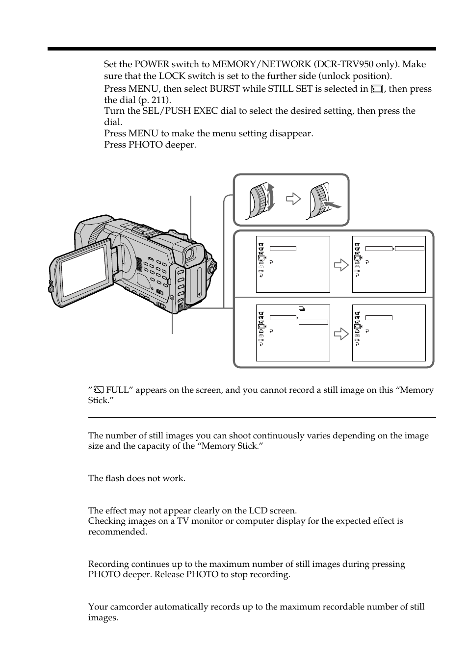 Sony DCR-TRV950 User Manual | Page 138 / 256