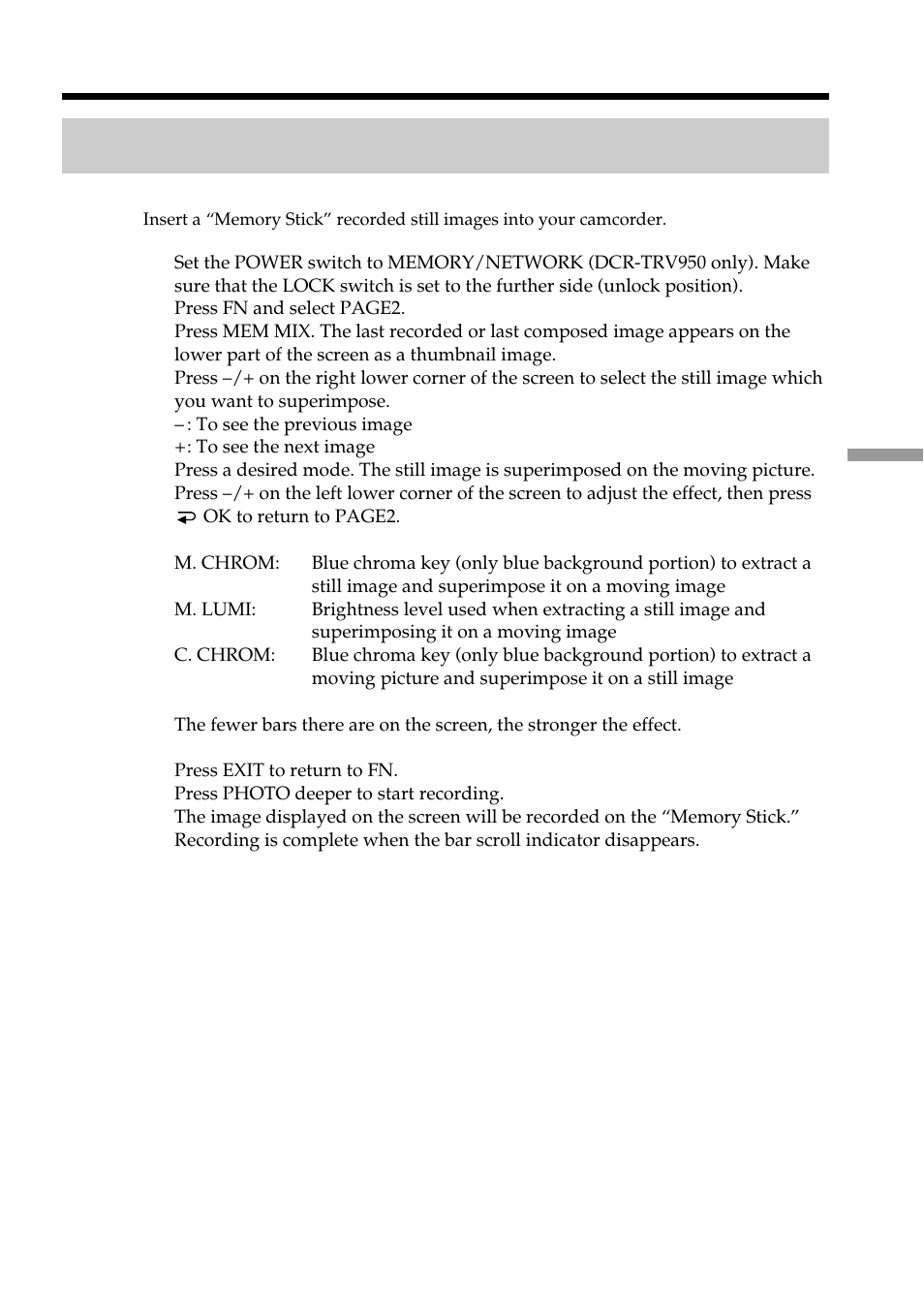 Sony DCR-TRV950 User Manual | Page 151 / 256
