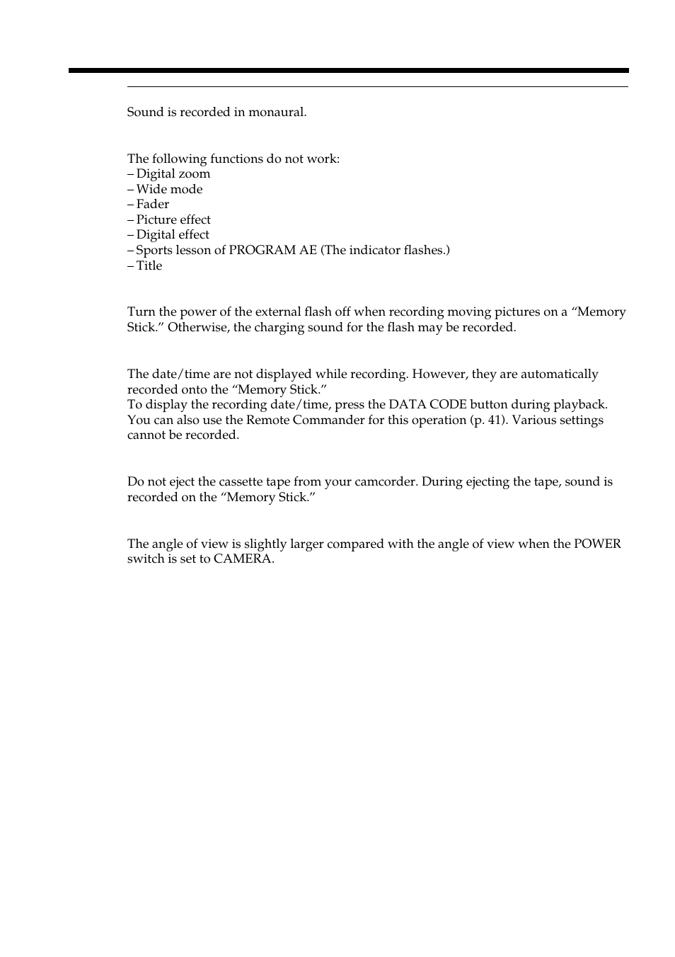 Sony DCR-TRV950 User Manual | Page 154 / 256