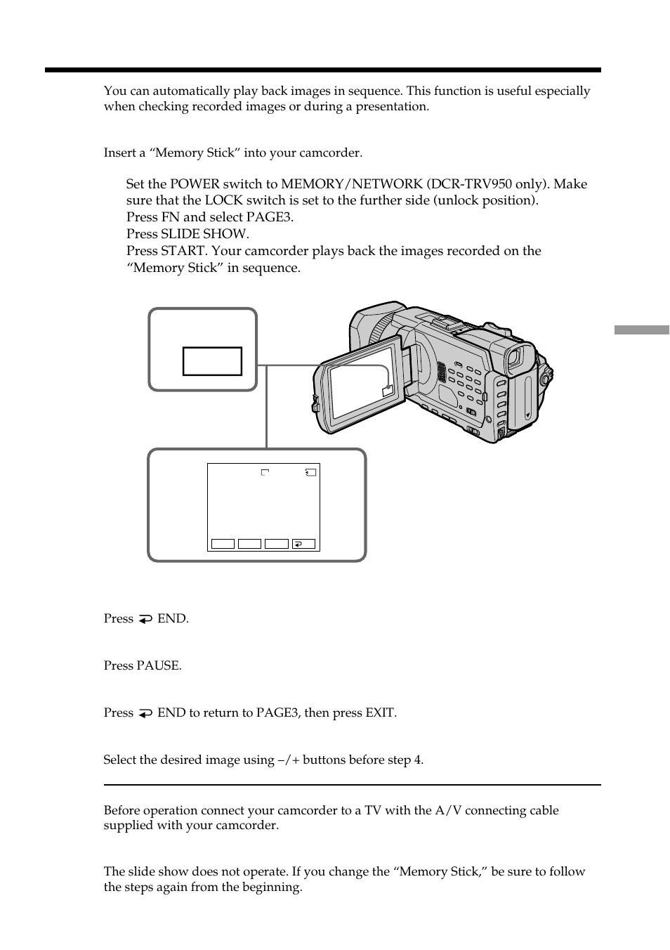 Sony DCR-TRV950 User Manual | Page 175 / 256