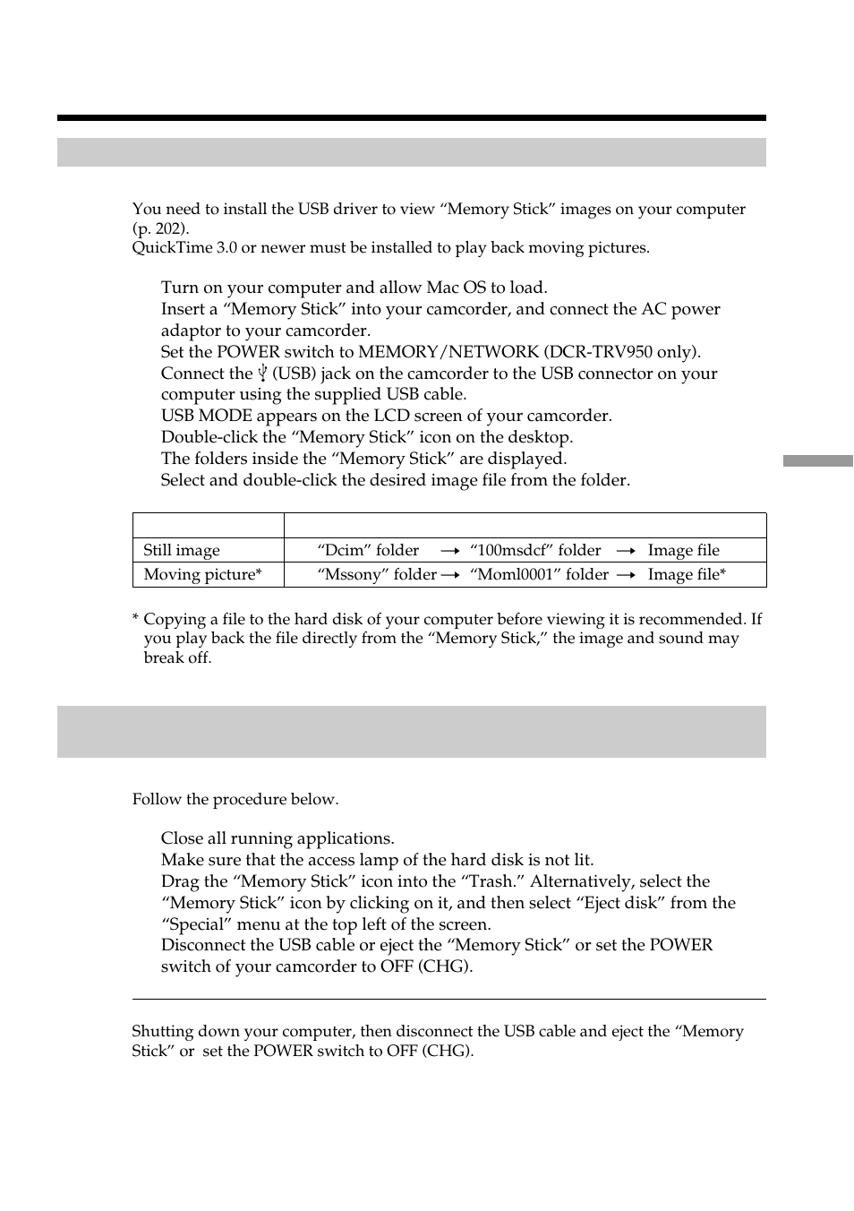 Sony DCR-TRV950 User Manual | Page 203 / 256