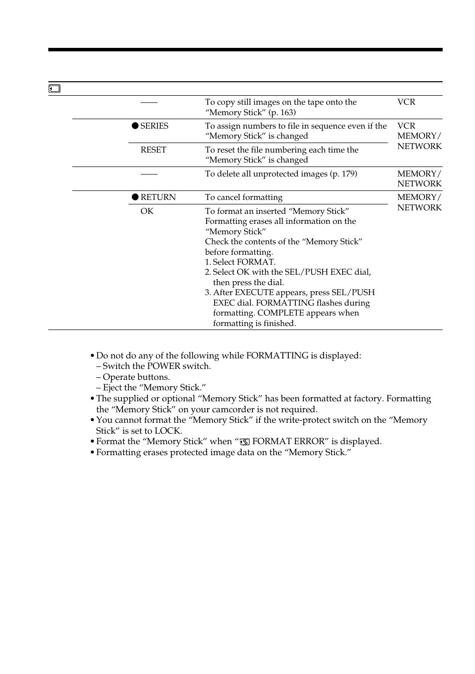 Changing the default settings with the menu | Sony DCR-TRV950 User Manual | Page 212 / 256