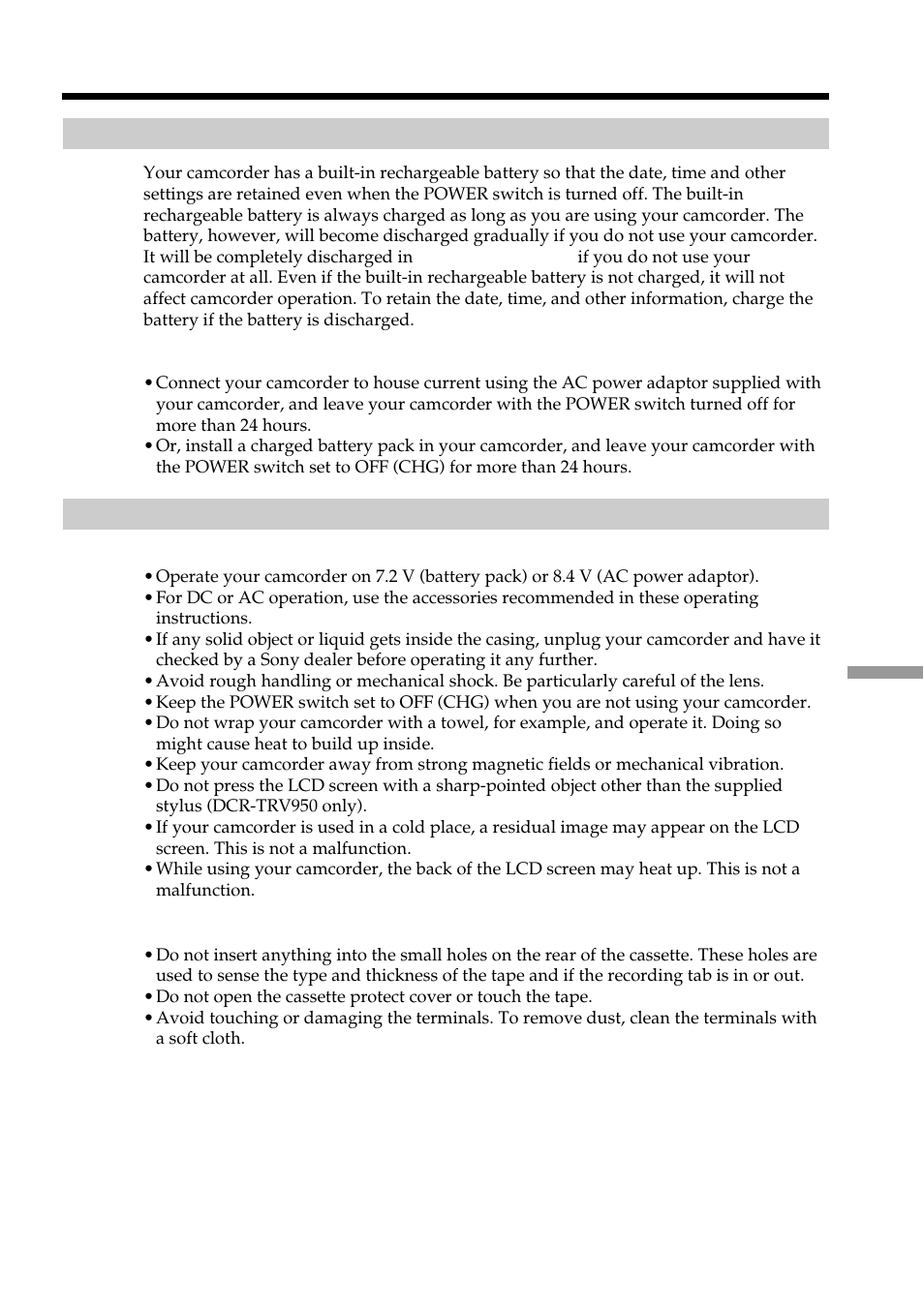 Sony DCR-TRV950 User Manual | Page 239 / 256