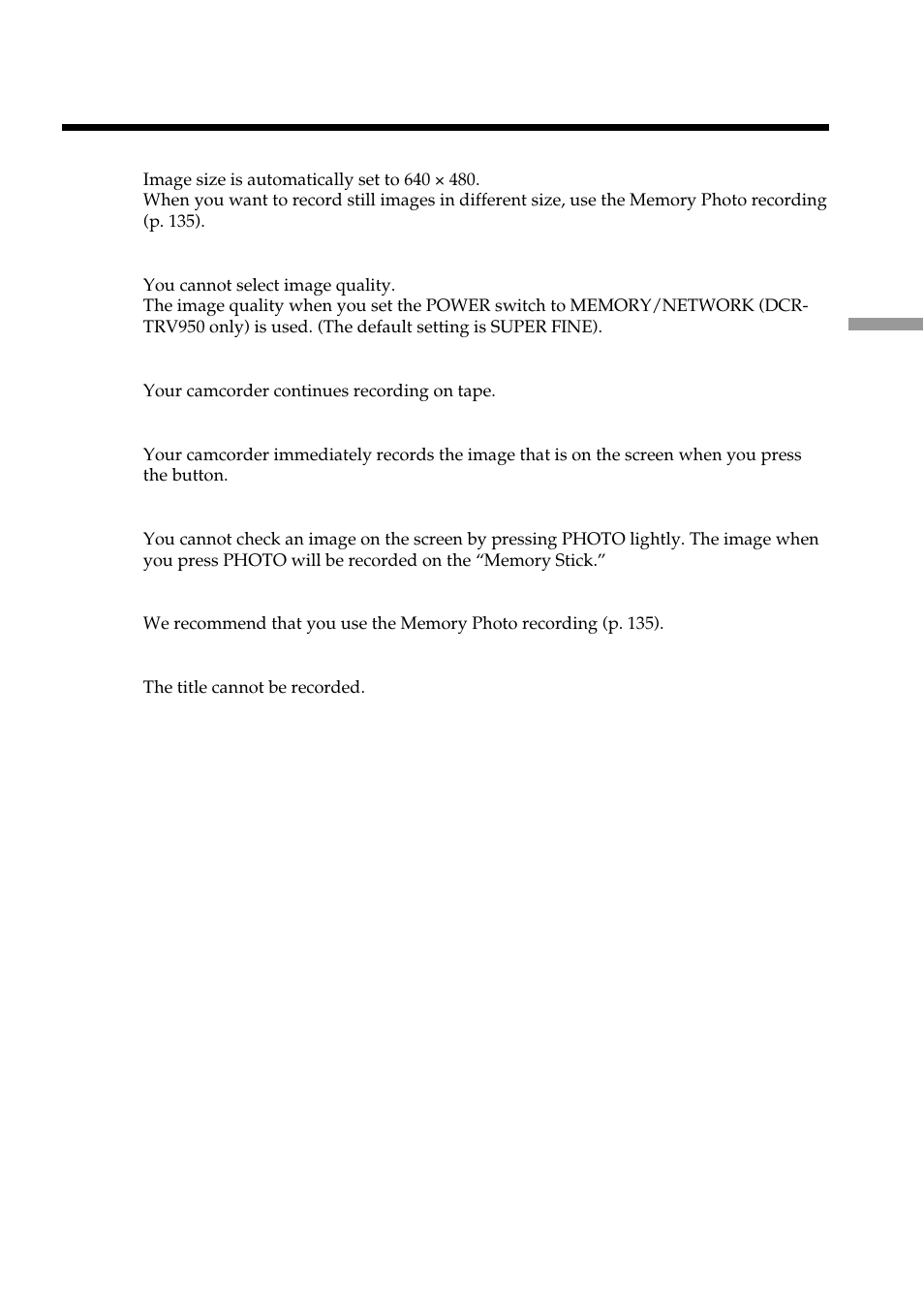 Sony DCR-TRV950 User Manual | Page 47 / 256
