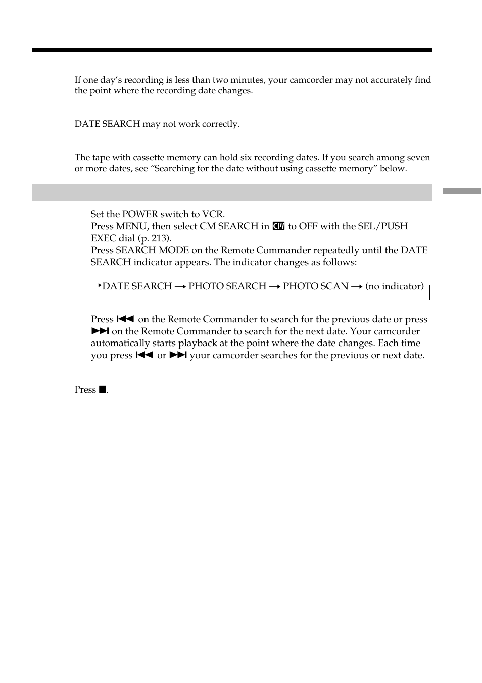 Sony DCR-TRV950 User Manual | Page 91 / 256