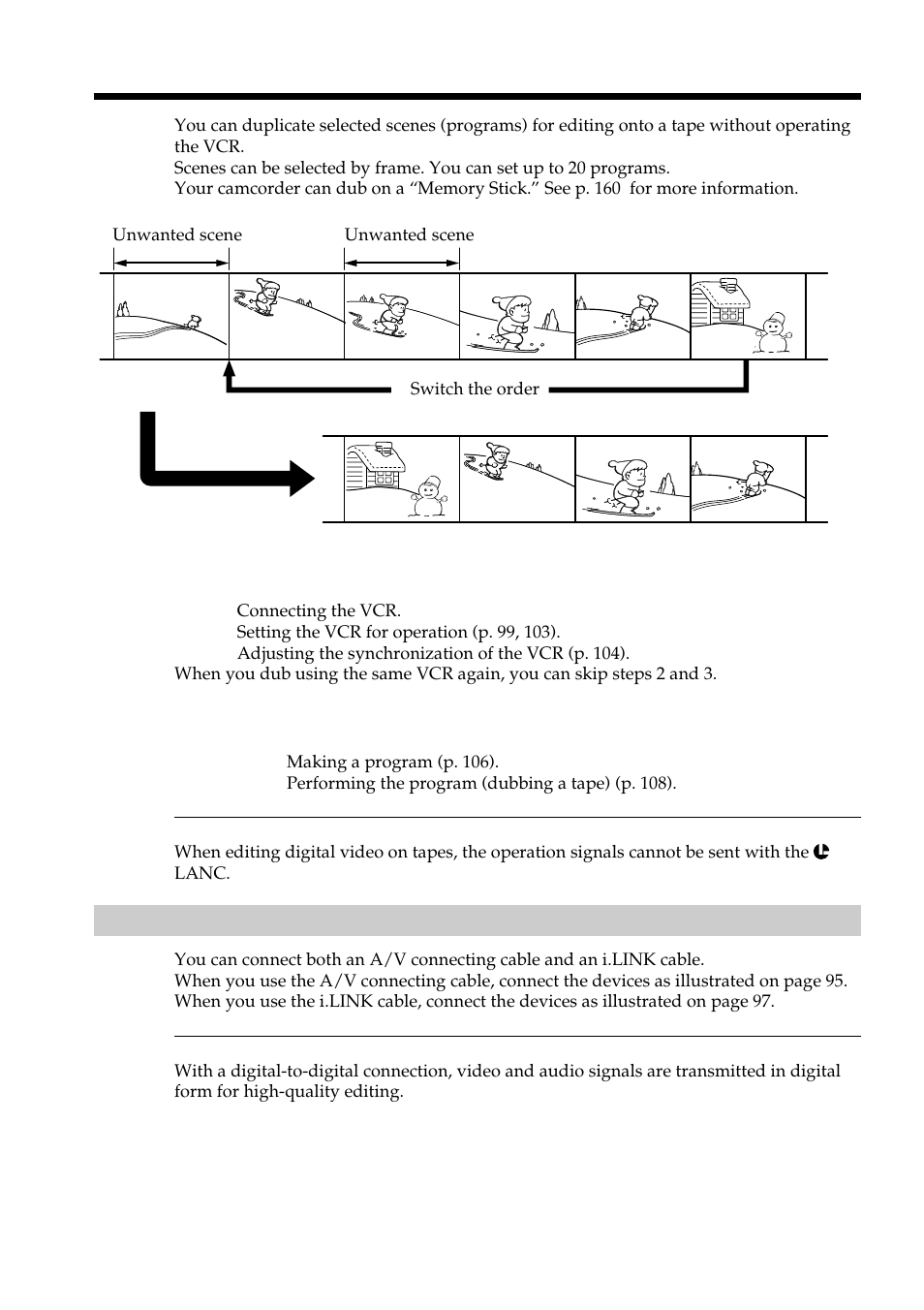 Sony DCR-TRV950 User Manual | Page 98 / 256