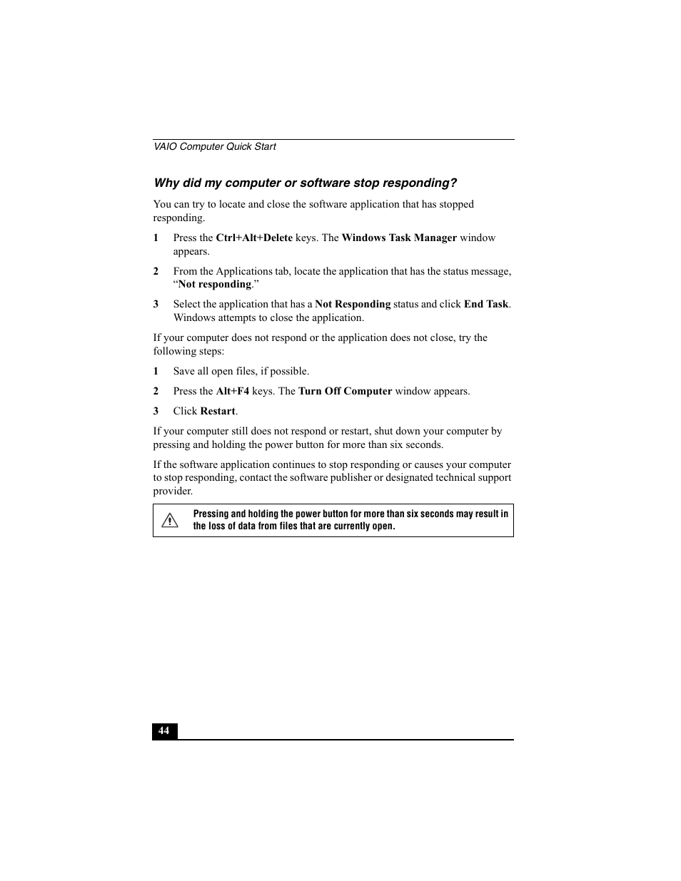 Sony PCV-V100G User Manual | Page 44 / 48