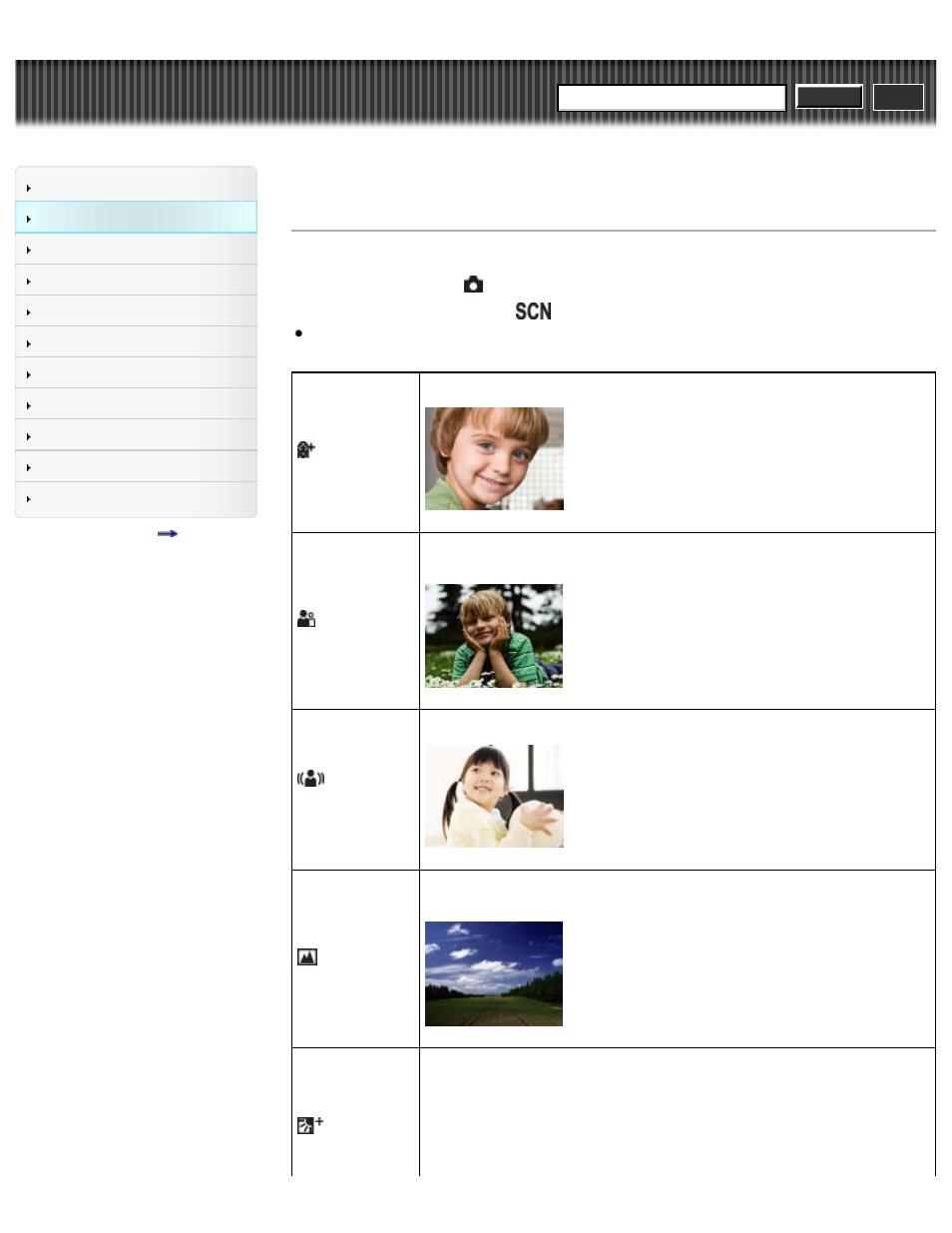 Scene selection, Cyber-shot user guide | Sony DSC-WX50 User Manual | Page 62 / 256