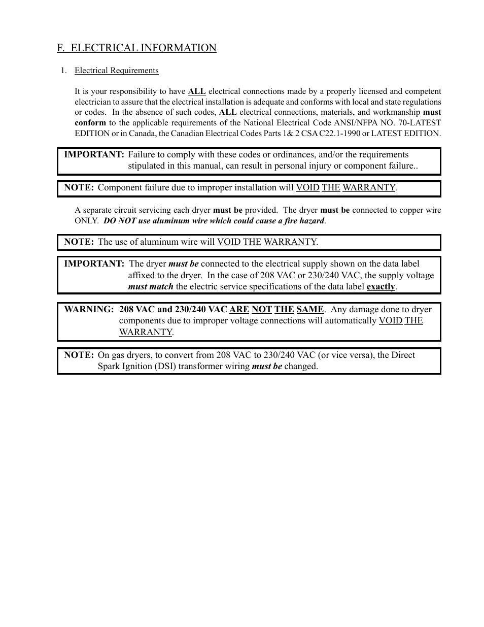 American Dryer Corp. AD-235ED User Manual | Page 21 / 52