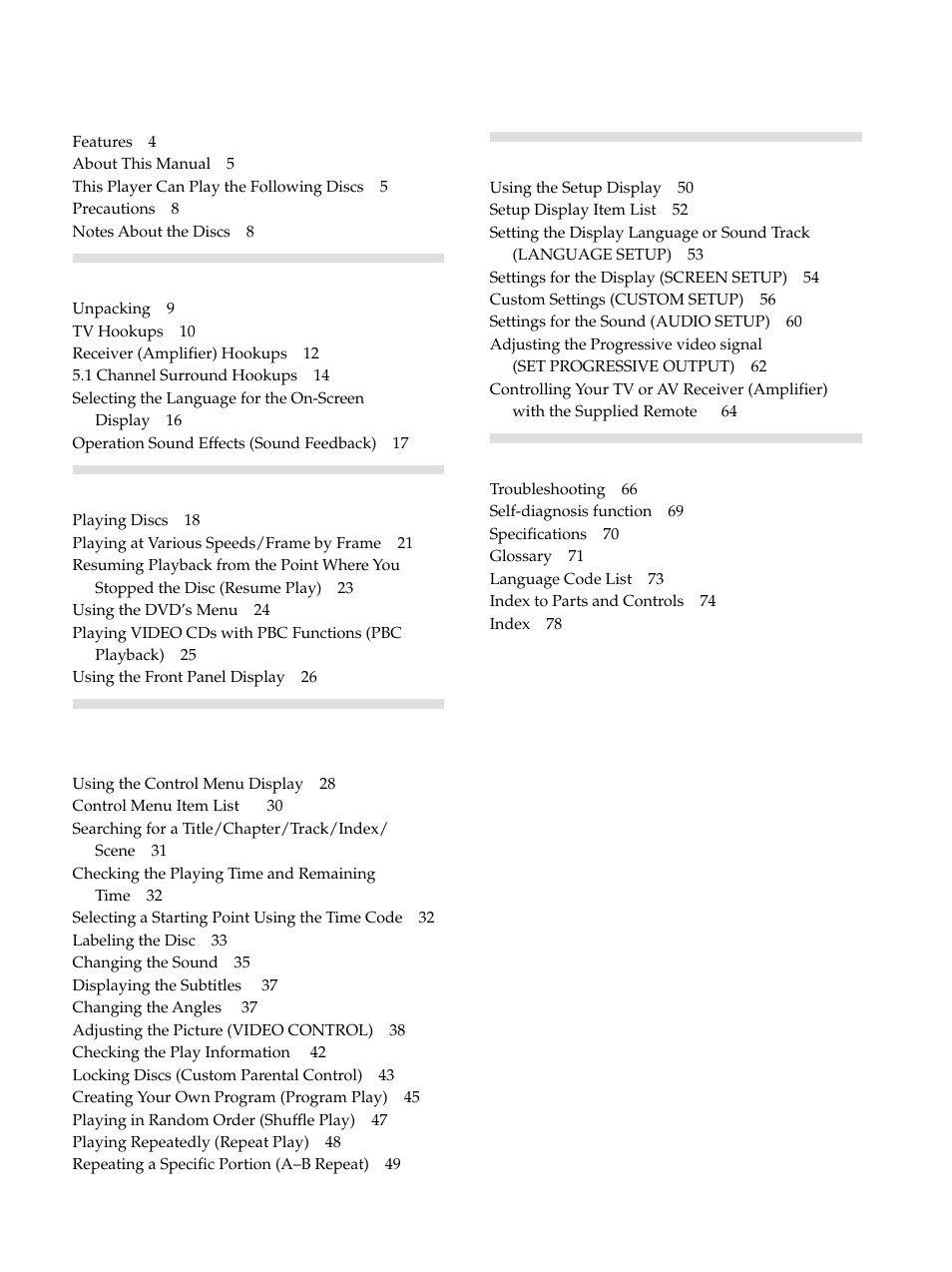 Sony DVP S9000ES User Manual | Page 3 / 80