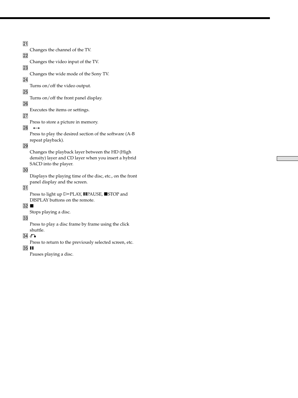 Sony DVP S9000ES User Manual | Page 77 / 80