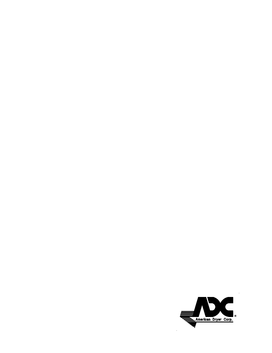 American Dryer Corp. AD-81 III User Manual | Page 46 / 46