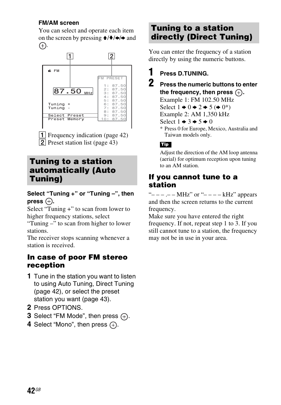 Sony STR-DH740 User Manual | Page 42 / 88