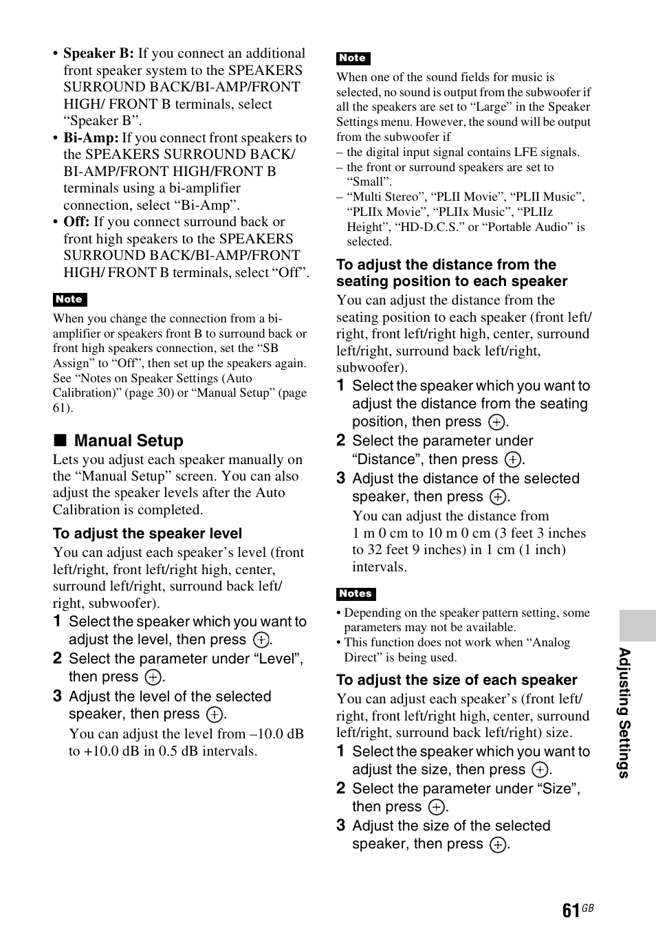Sony STR-DH740 User Manual | Page 61 / 88