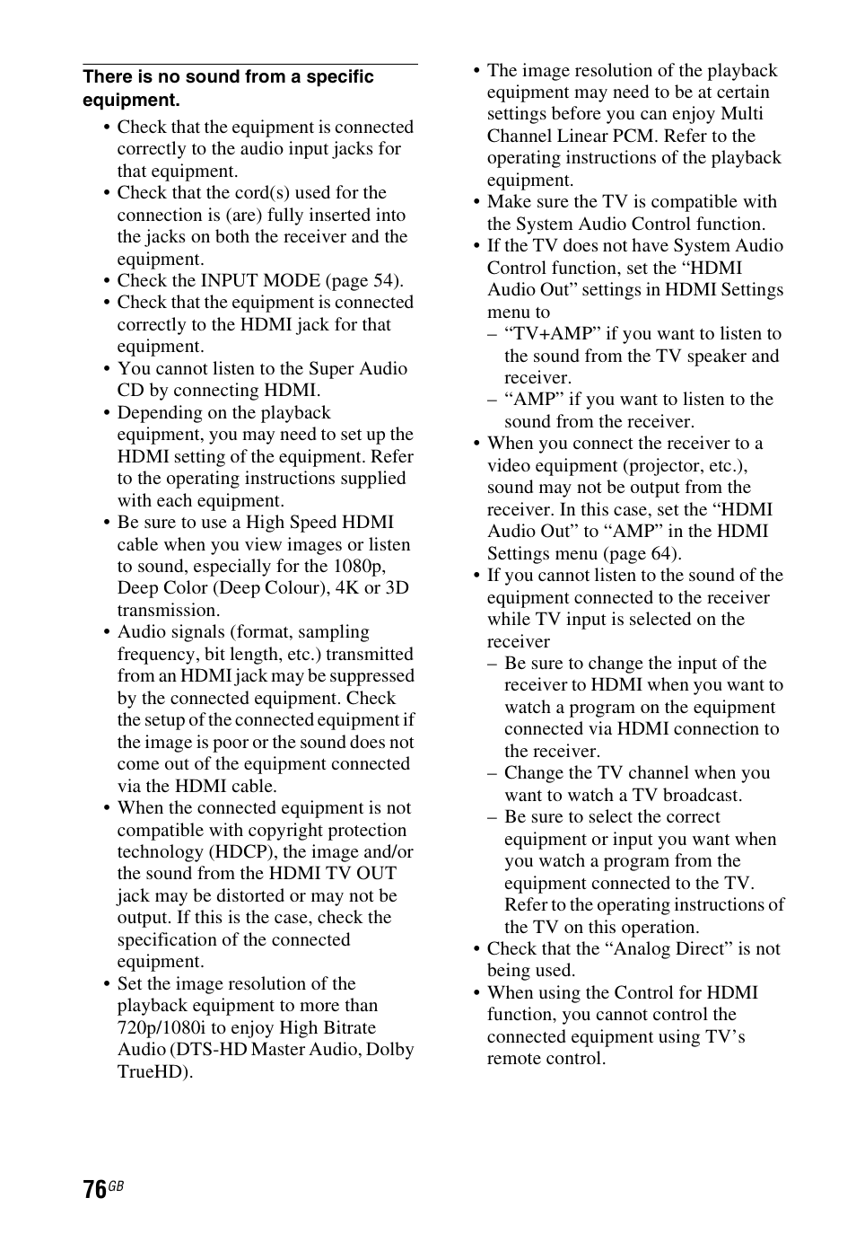 Sony STR-DH740 User Manual | Page 76 / 88