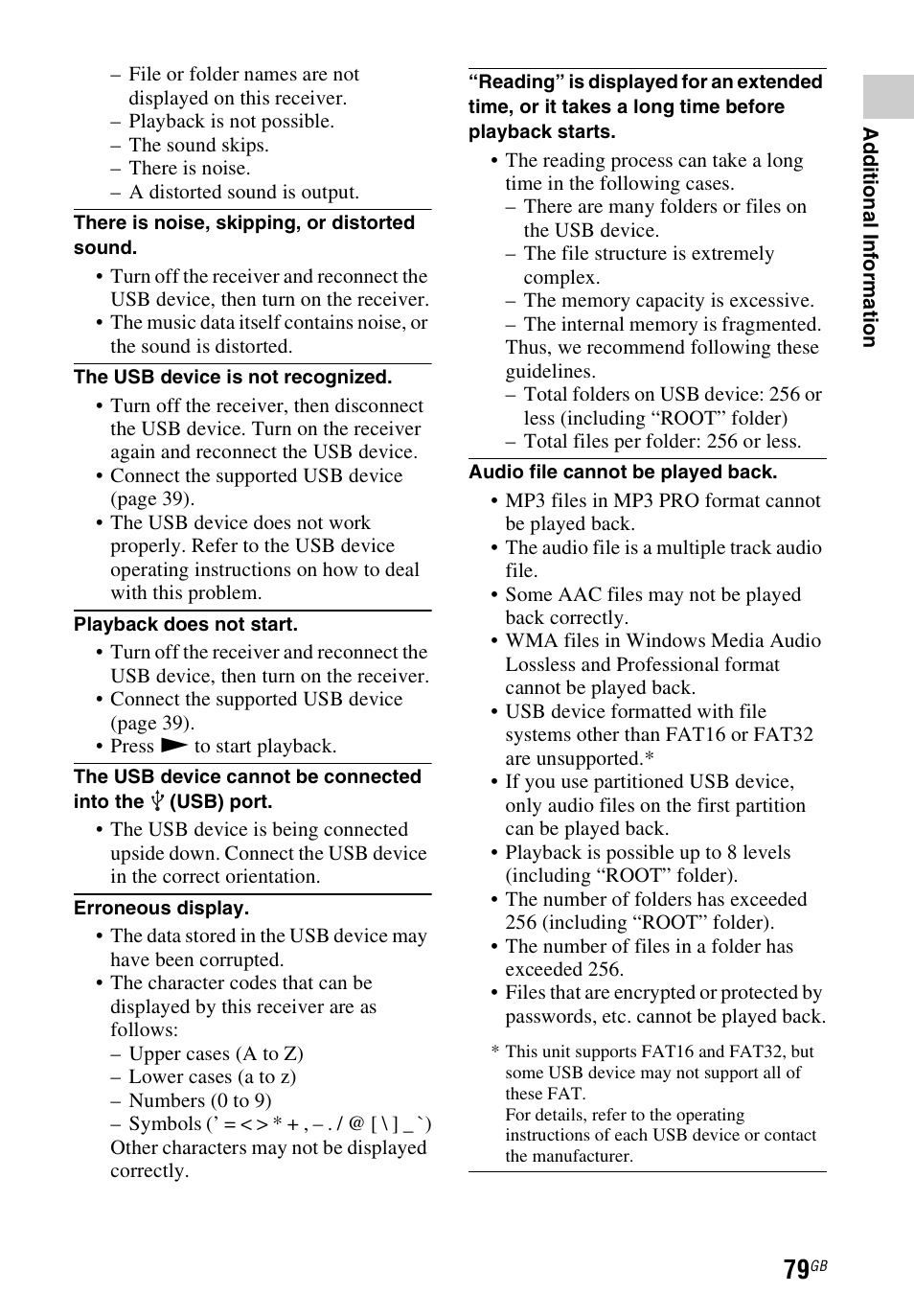 Sony STR-DH740 User Manual | Page 79 / 88